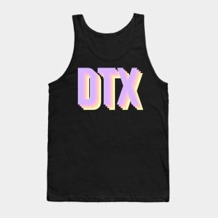 DTX purple Tank Top